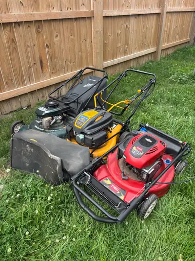 3 Lawn Mowers - Handyman Special, View more