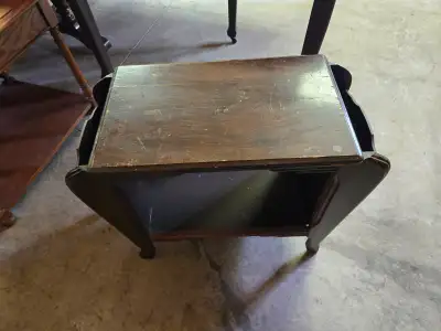 magazine rack both sides and bottom shelf, View more