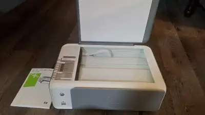 I am selling a used HP PSC 1510xi all-in-one printer, scanner, and copier. This compact device is pe...