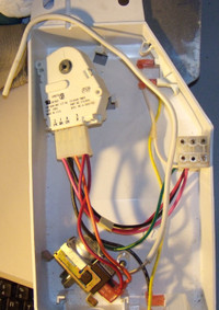 Used Defrost Timer and Thermostat