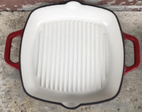 Square Grill Pan, Cast Iron, Skillet,  Cast Iron