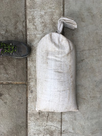 Used sand bags