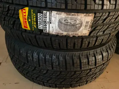 Pair of 2 UNUSED Pirelli Scorpion Zero Tires 255/60R18XL 1780300 See other ads for other tires.