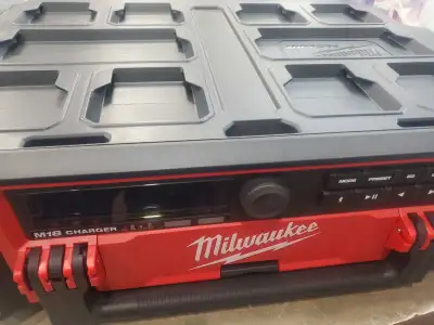 Milwaukee Packout Charger and Radio , View more
