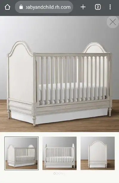 Restoration Hardware Bellina Crib Toddler Bed, View more