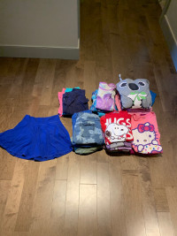 Girls Size 12 Clothes - Skirt, numerous shorts and pants