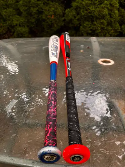 Baseball Bats (2two ) Both Easton 28”& 32”, View more