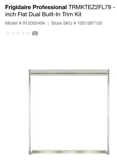 Frigidaire Professional trim kit, View more
