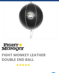 Fight Monkey boxing  leather speed ball 