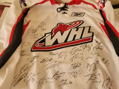 2010 WHL Subway Series Team Signed Jersey, View more