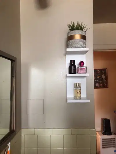 petite étagère murale en mélamine,3 tablettes,neuf , View more