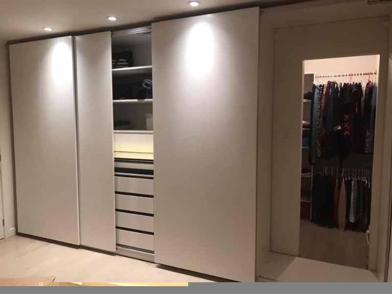 INSTALLATION ARMOIRE PAX ⚡️ IKEA ⚡️PAX WARDROBE &+ TV, Rideaux