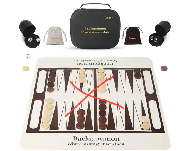 Backgammon Sets for Adults in Toys & Games in City of Toronto - Image 2
