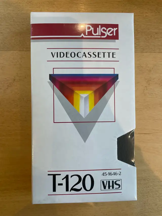 15 Vintage Pulser Videocassette T-120 45-1646-2 VHS
