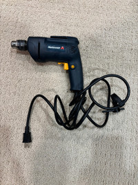 Mastercraft 3/8 inch variable speed drill for sale
