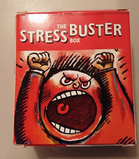 The Stress Buster Box Gag Gift Sealed Red Baseball Bat