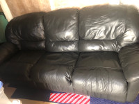 Leather couch for sale 