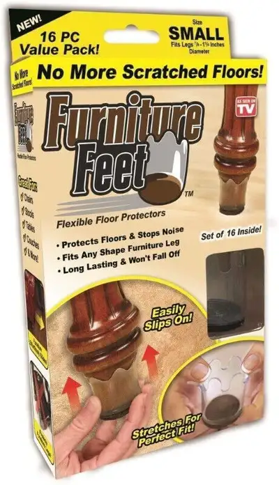 Furniture feet - small - set of 16, View more