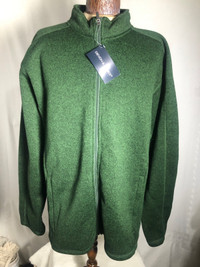 Mens Green Sweater. NEW. Size 2X. Devon and Jones. New with tag.