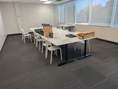 IKEA Bekant Desks - White with Black Legs - 3 total available, View more