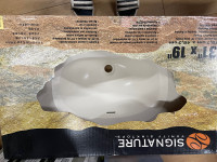 New vanity top sink