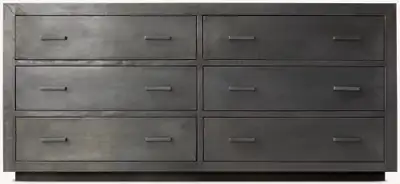 Restoration Hardware La Salle Metal Wrapped Dresser and Two Nigh, View more
