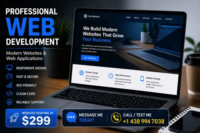 Professional Full Stack Web Developer | Websites Startin445158899561287680