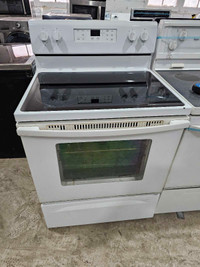 2021!! WHIRLPOOL 30" WHITE ELECTRIC CERAMIC TOP STOVE OVEN 