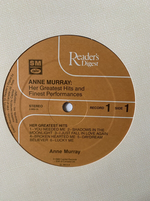 Anne Murray - Reader’s Digest ( 5 Lp Box Set ) in Arts & Collectibles in Mississauga / Peel Region - Image 4