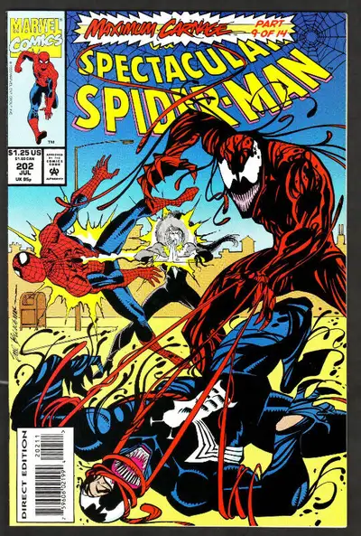 SPECTACULAR SPIDERMAN 202 MAXIMUM CARNAGE PART 9, View more