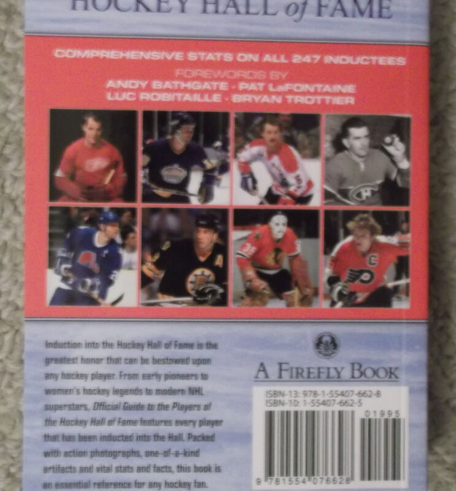 Official Guide to the Players of the Hockey Hall of Fame Book in Non-fiction in Thunder Bay - Image 2