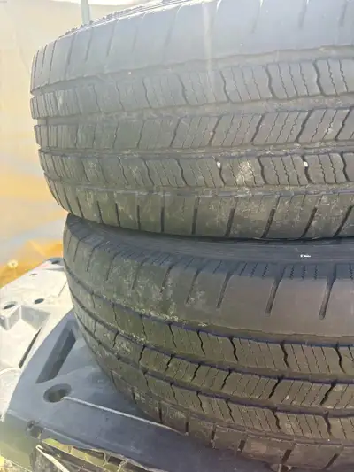 I have two used stock tires off my Dually that I no longer have these tire are in great shape and ho...