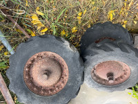 Solid Rubber Tractor Tires 16” x 4” - $100
