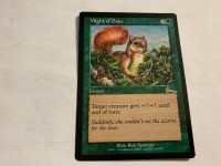 1999 Magic The Gathering Urza's Legacy #106 Might of Oaks UNPLYD