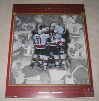 2002 Olympics Team Canada Hockey Plaque.
