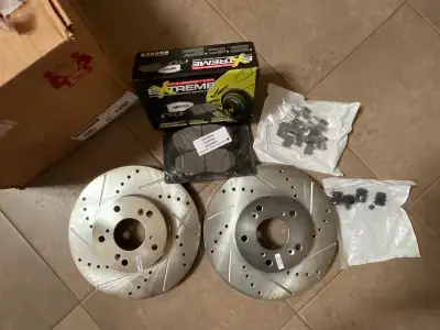 Power Stop Z26 Brake Pads & Rotor Kit for Street * Front Brake Kits * Front Brake Rotors * Front Bra...