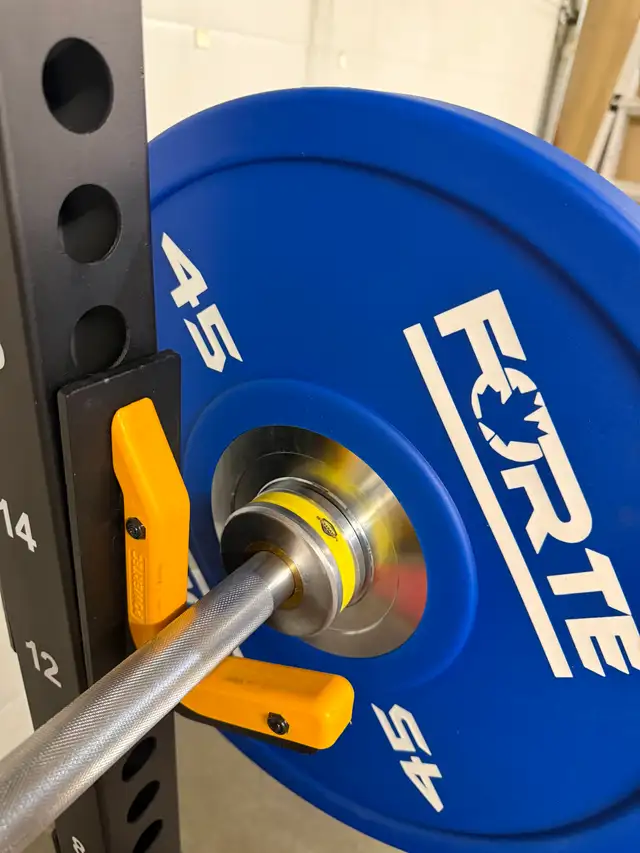 Olympic Barbell, Plate, Powertec Rack and Bench504471378849310725