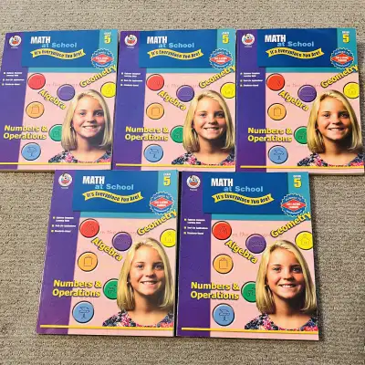 Brand new and unused Grade 5 Math and English Books!, View more