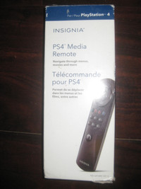 Insignia Media Remote Control for Sony PS4. Play Movies, Netflix