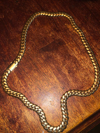 Chaine cuban link 10mm 30pouces 10k