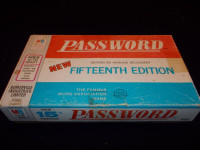 Vintage 1970 Password Fifteenth 15th Edition Game
