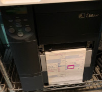 Zebra Z6M Plus Thermal Label Printer, NO Paper or Ribbon Roll