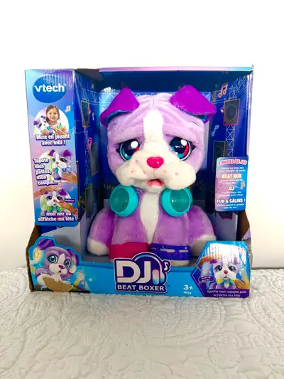 Selling a brand new DJ Beat Boxer from VTech. Fun, interactive plush toy that responds to touch and...