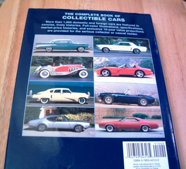Collectible Cars - The Complete Book 1930 - 2000 in Non-fiction in Thunder Bay - Image 2