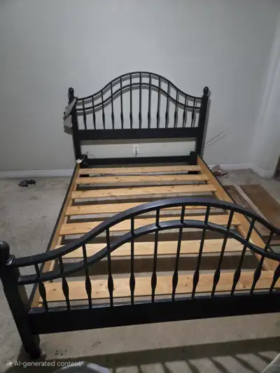 Queen Size Sollid Wood bed, View more