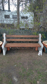 Concrete/ wood bench $150 in COBOURG 