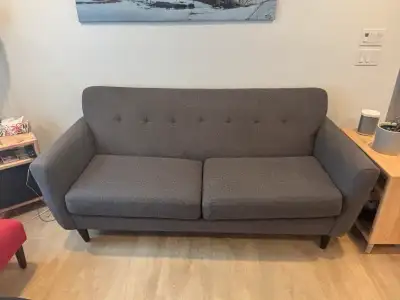 Grey couch, View more