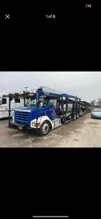 2005 Ford Sterling 10 Car Carrier with Trailer