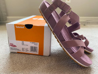 New Women's Timberland Leather Sandals Mauve 11M