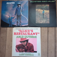 3 Arlo Guthrie LPs